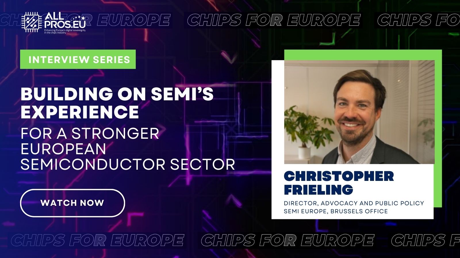 Christopher Frieling, Director at SEMI Europe