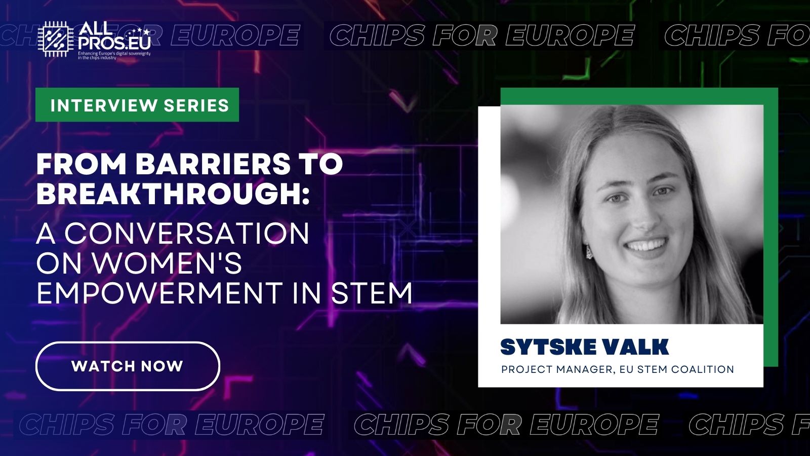 ALLPROS.eu Interview with Sytske Valk, EU STEM Coalition