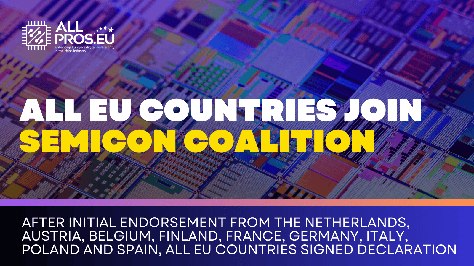 All EU countries join SEMICON Coalition